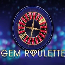 Gem Roulette slot logo by iSoftBet at Pokie Spins Casino