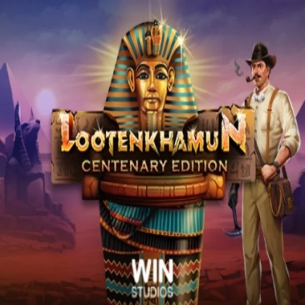 Loot'en Khamun the Dead Sea Scrolls online game logo by Win Studios on pokiespins.eu.com