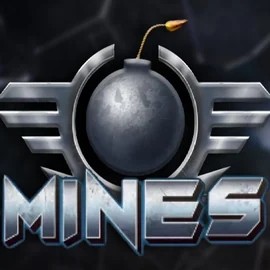 Mines online game logo by Turbo Games on pokiespins.eu.com